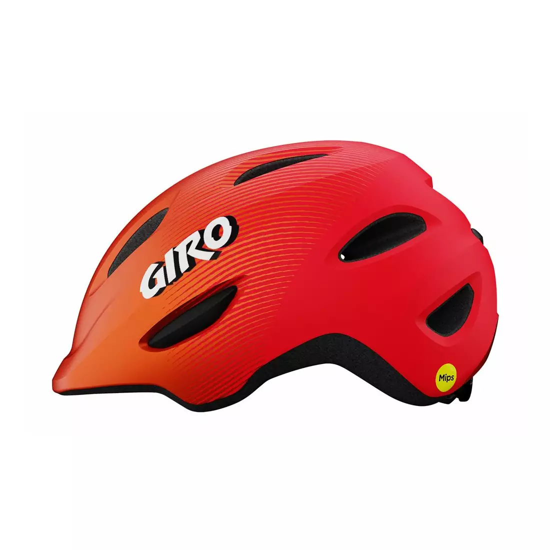 GIRO SCAMP INTEGRATED MIPS Fahrradhelm für Kinder, matte ano orange