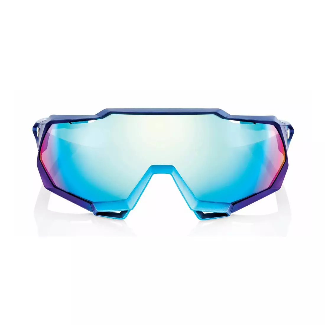 100% Sportbrille SPEEDTRAP (Blue Topaz Multilayer Mirror Lens) blue STO-61023-228-01