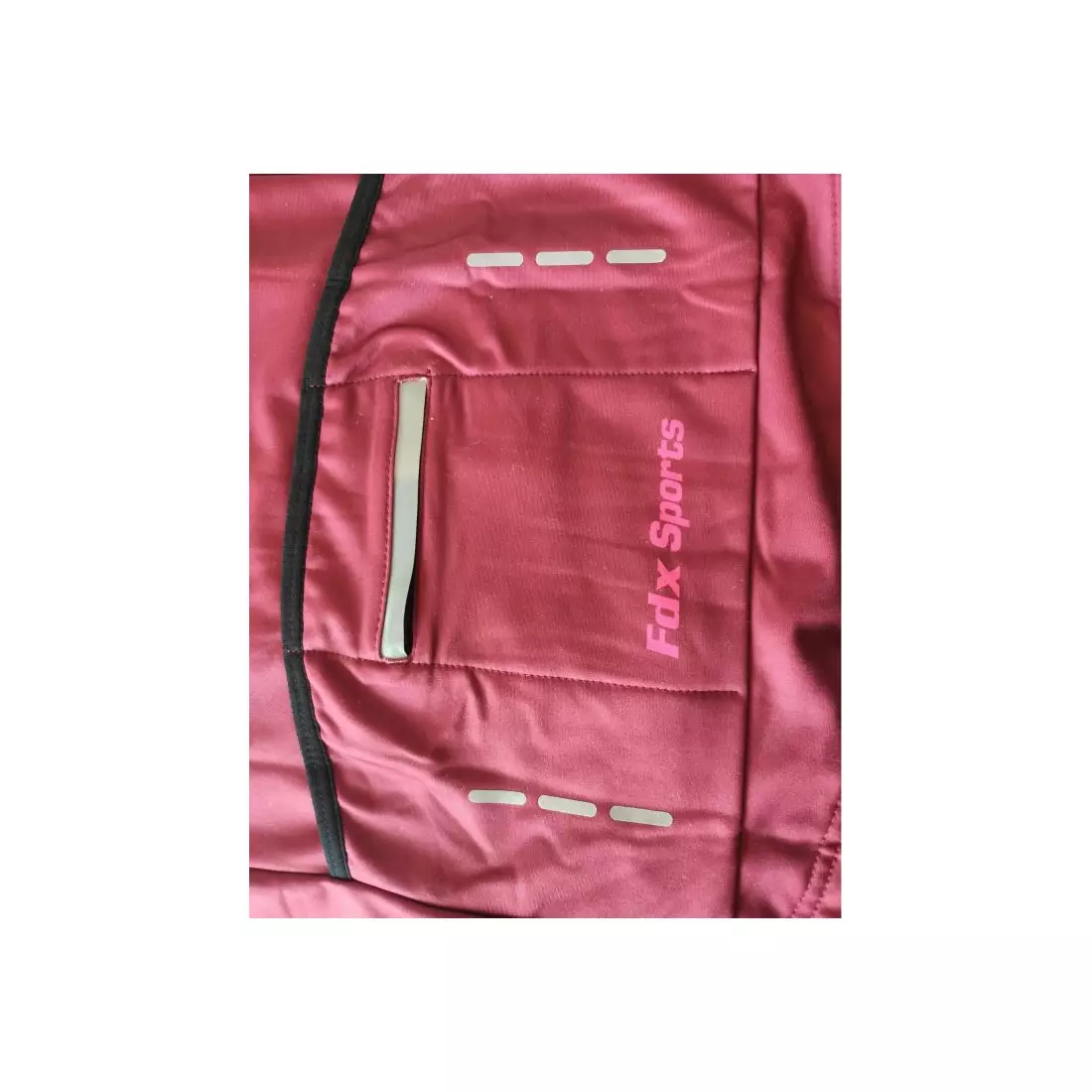 FDX 2100_01 Damen isoliert Fahrrad Sweatshirt, marine-rosa