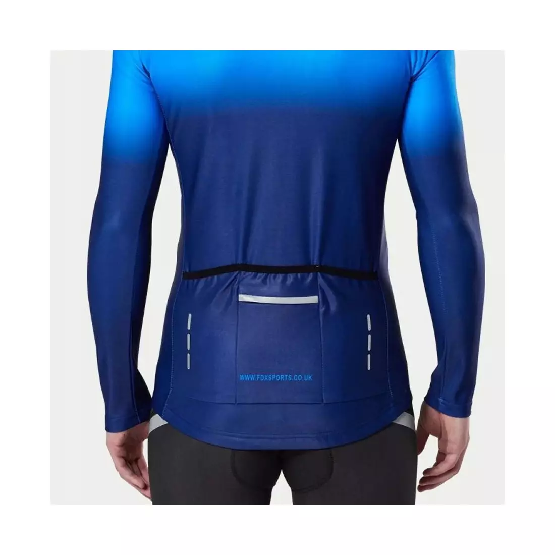 FDX 2100 Isoliertes Radsport-Sweatshirt für Herren, Navy blau