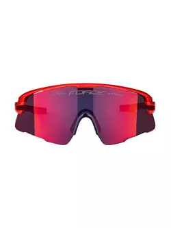 FORCE Sportbrille AMBIENT (red mirror lens S3) red/grey 910932
