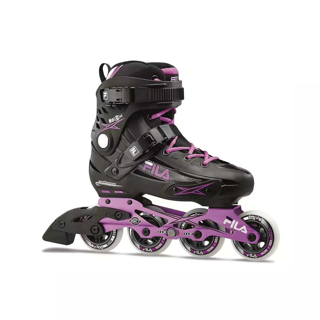 FILA SKATES Inline-Skates für Damen MADAME HOUDINI black/purple 10619085370