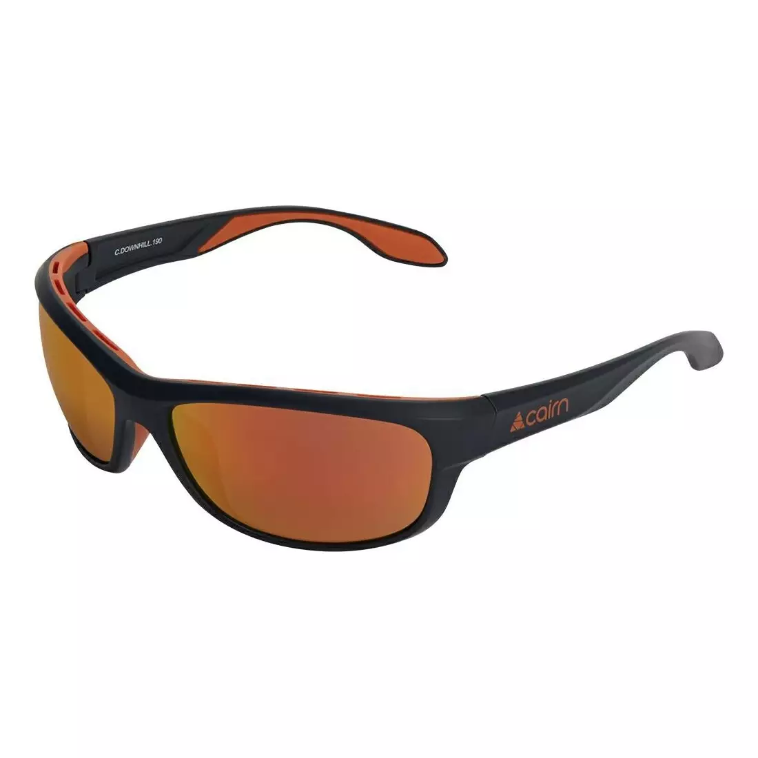 CAIRN Sportbrille DOWNHILL 190, black-orange CDOWNHILL190