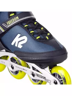 K2 Men's fitness inline skates FREEDOM, Schwarz / Gelb 30E0341