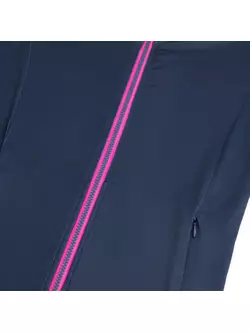 Rogelli JUNE Lauf-Sweatshirt für Damen, marineblau und rosa