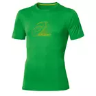 ASICS 110408-0498 GRAPHIC TOP – Herren-Lauf-T-Shirt, Farbe: Grün