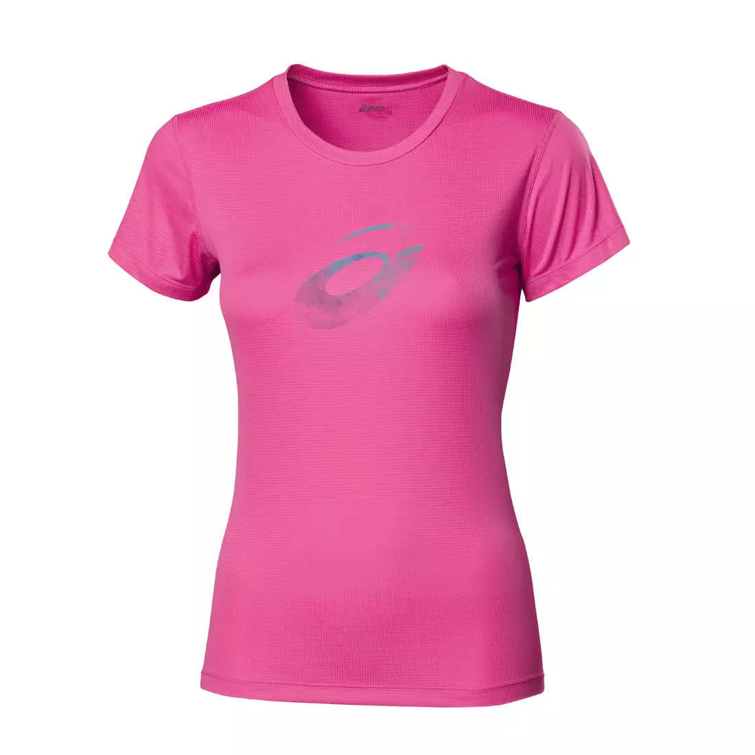 ASICS 110423-0273 GRAPHIC SS TOP – Damen-Lauf-T-Shirt, Farbe: Pink