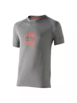 ASICS 110519-0714 SOUKAI GRAPHIC TOP – Herren-Lauf-T-Shirt, Farbe: Grau