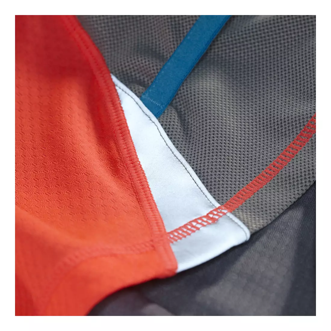 ASICS 110550-0694 FUJI SLEEVELESS TOP – ärmelloses Herren-T-Shirt, Farbe: Orange-Grau