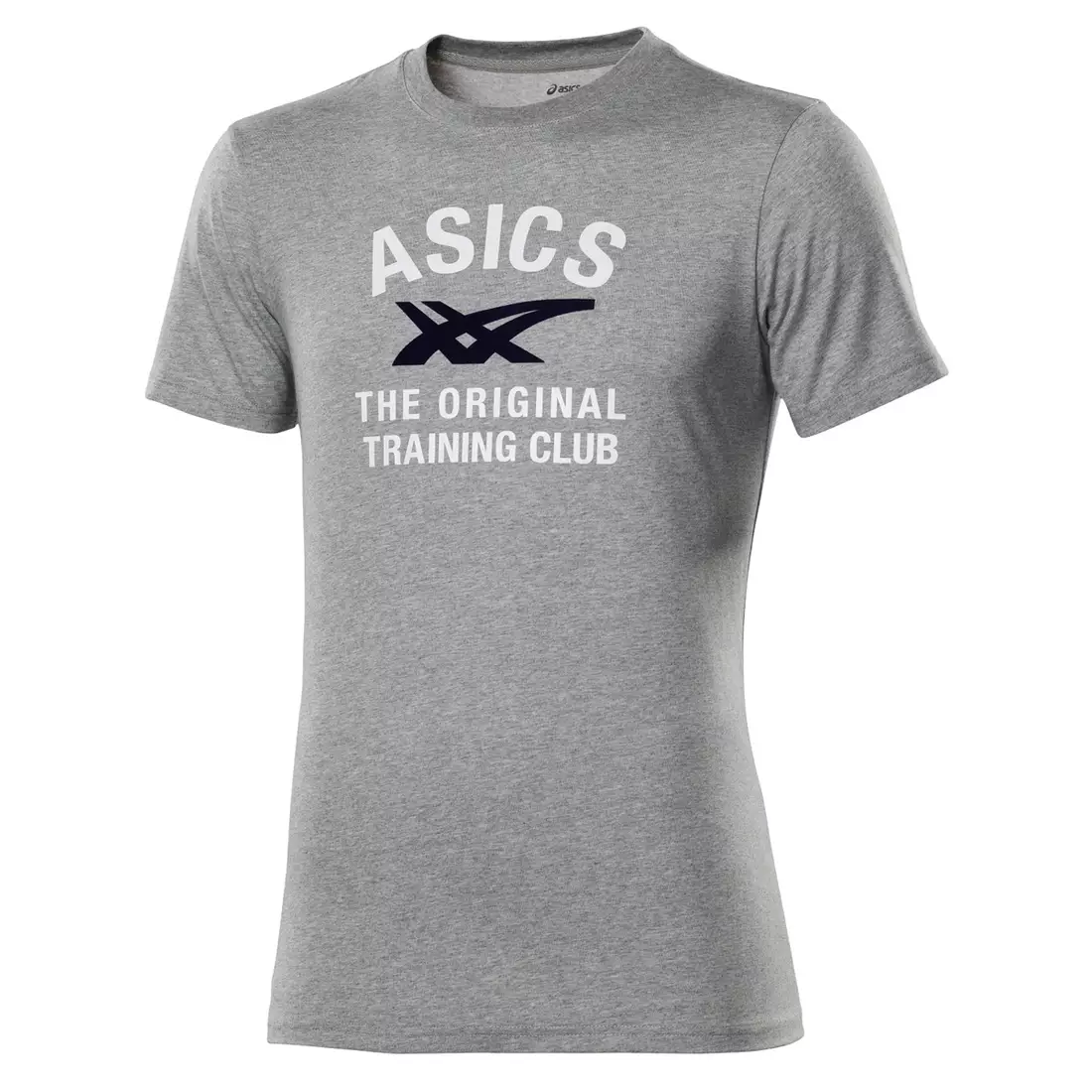ASICS 113187-0714 STRIPES TEE - Herren-Sport-T-Shirt, Farbe: Grau