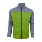 NEWLINE - Herren-Thermo-Sweatshirt BASE WARM-UP ZIP - 14310-018, Farbe: grün-grau