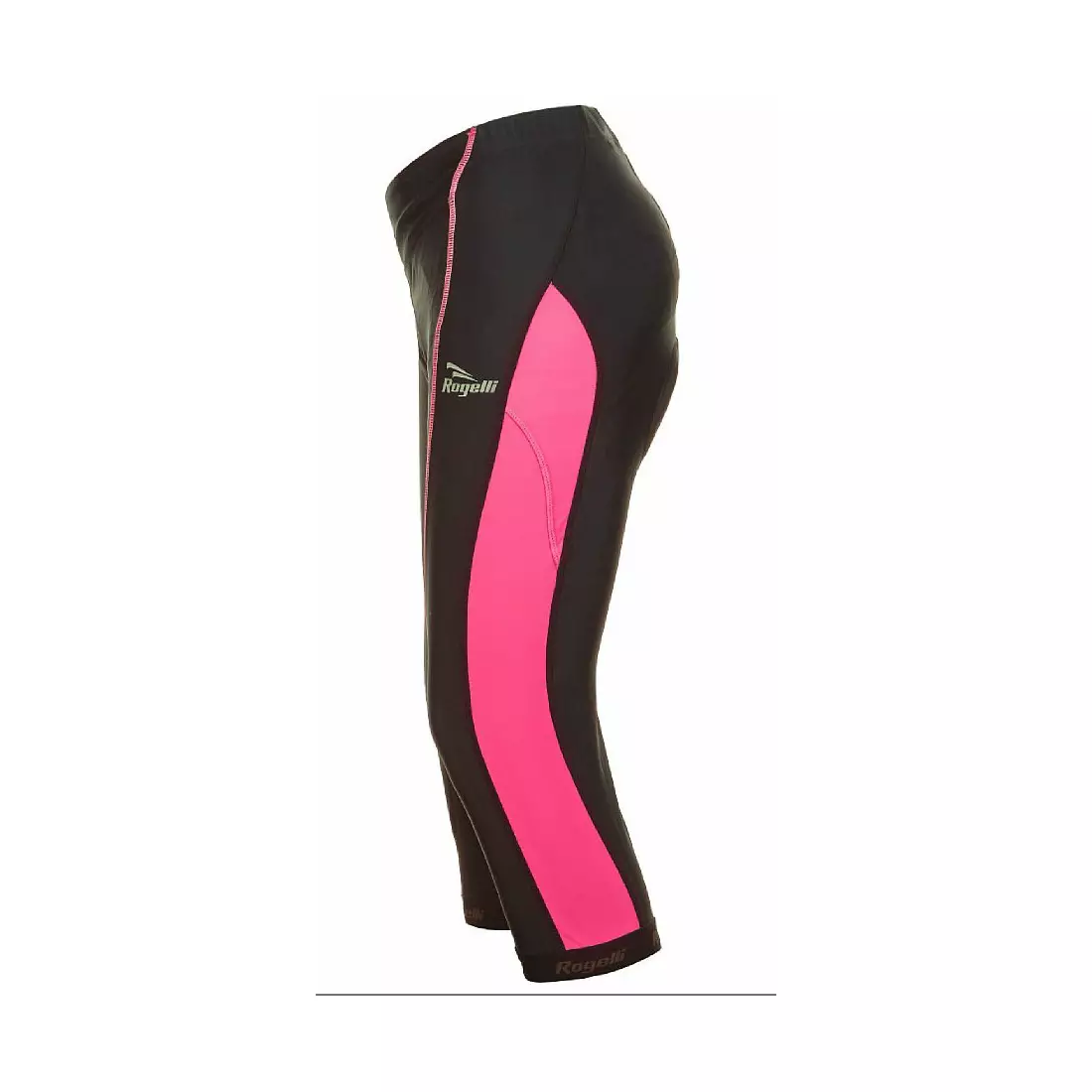 ROGELLI BYLA - 3/4-Radhose für Damen, Farbe: Schwarz und Pink