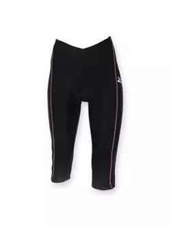 ROGELLI BYLA - 3/4-Radhose für Damen, Farbe: Schwarz und Pink