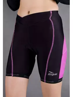 ROGELLI BYLA - Damen-Radhose, Farbe: Schwarz und Pink