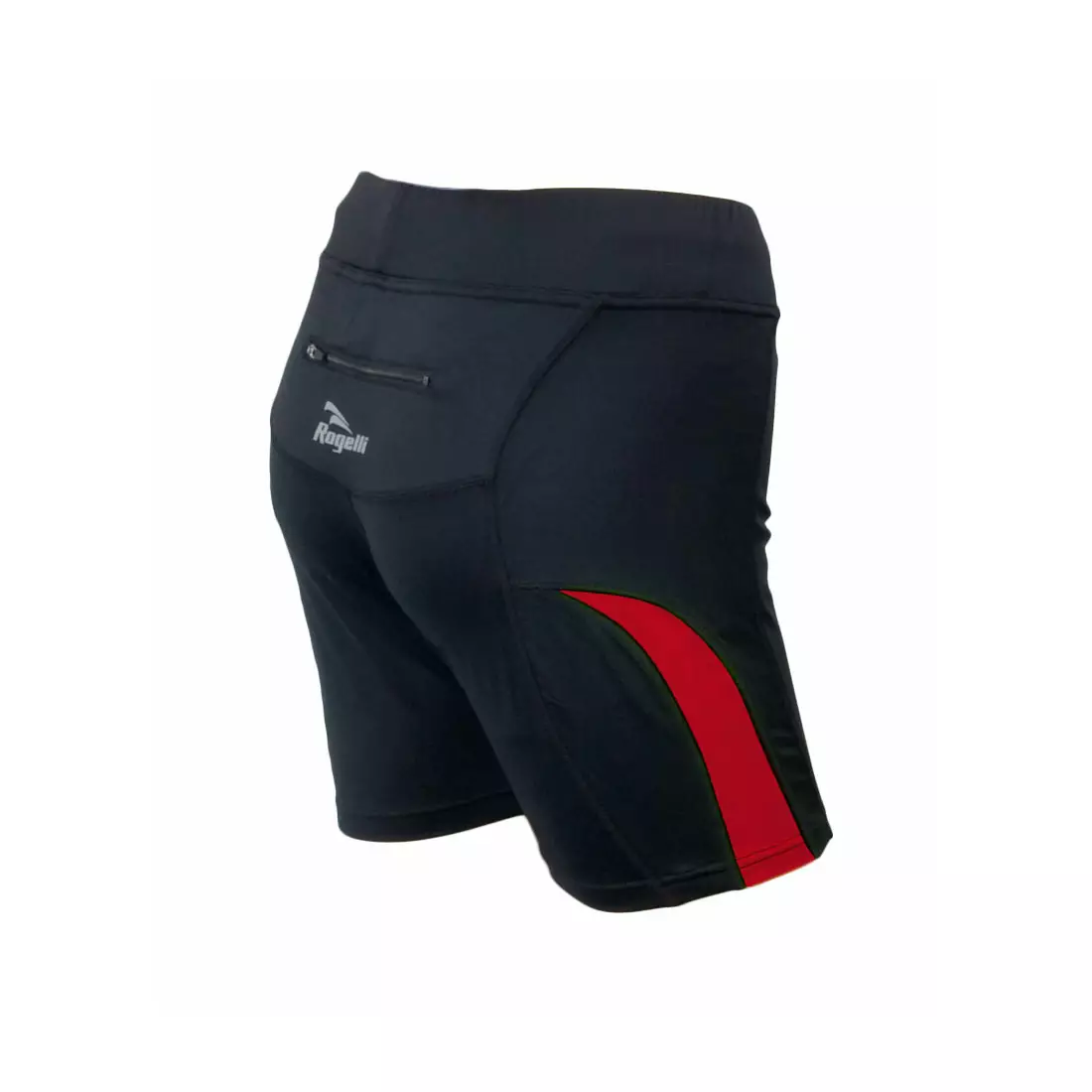 ROGELLI  RUN  EDIA - Damen Sporthose, Farbe: Schwarz-Rot