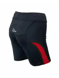 ROGELLI  RUN  EDIA - Damen Sporthose, Farbe: Schwarz-Rot