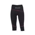 ROGELLI RUN MADILON – 3/4-Laufshorts für Damen – Farbe: Schwarz und Pink