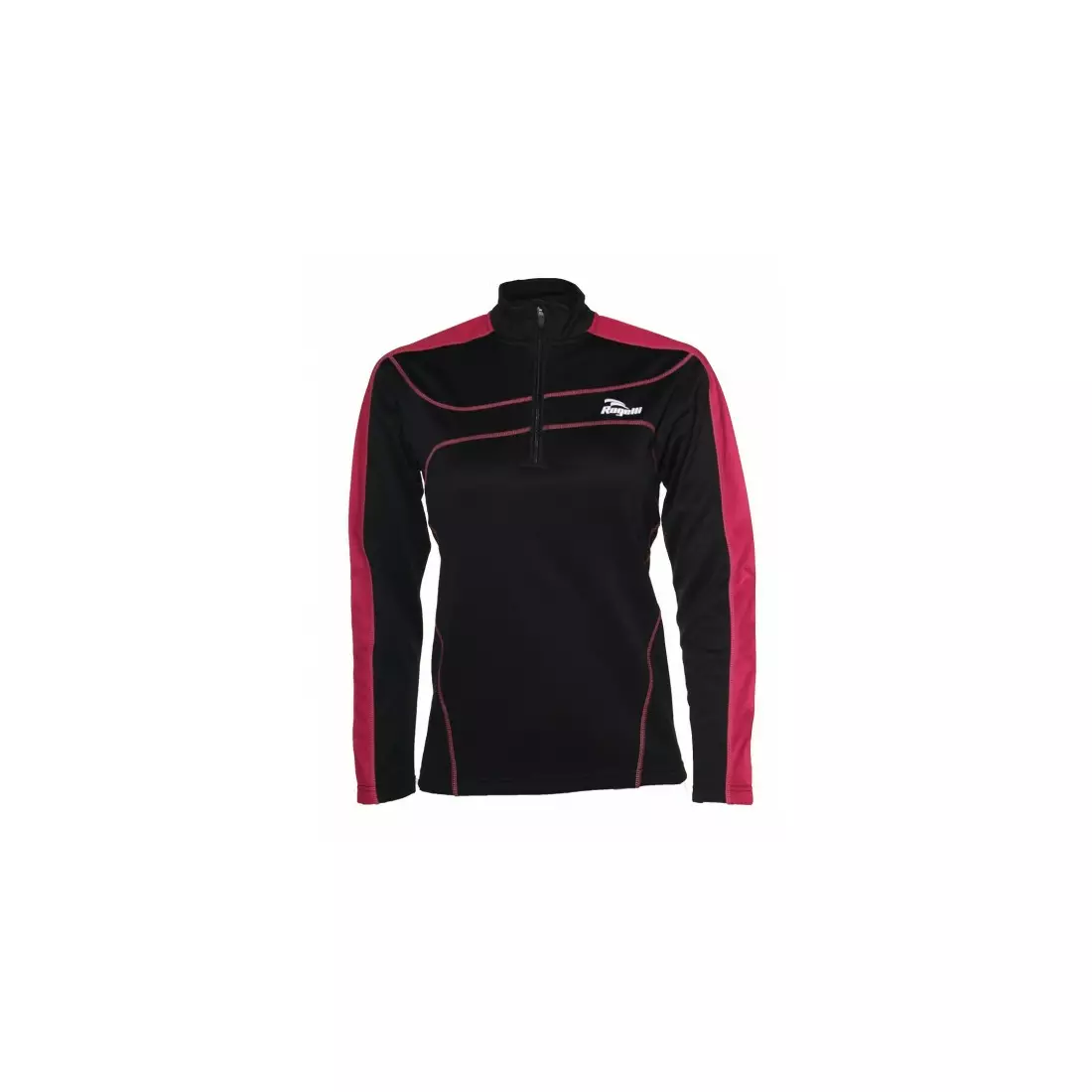 ROGELLI RUN MELS – isoliertes Laufsweatshirt für Damen – Farbe: Schwarz und Rosa