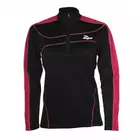 ROGELLI RUN MELS – isoliertes Laufsweatshirt für Damen – Farbe: Schwarz und Rosa