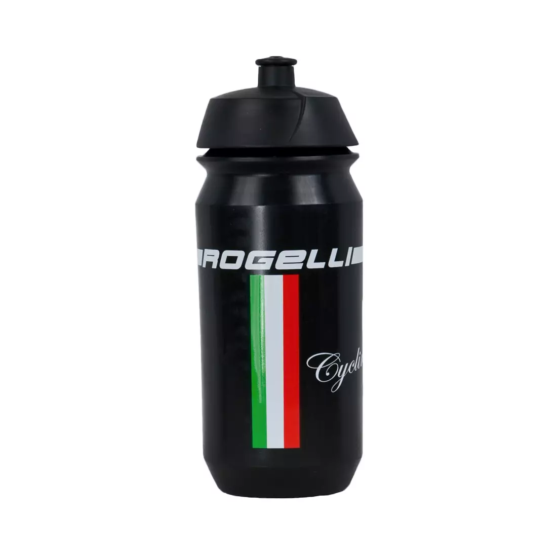 ROGELLI ss18 BIKE - TEAM - Fahrradwasserflasche, Farbe: Schwarz