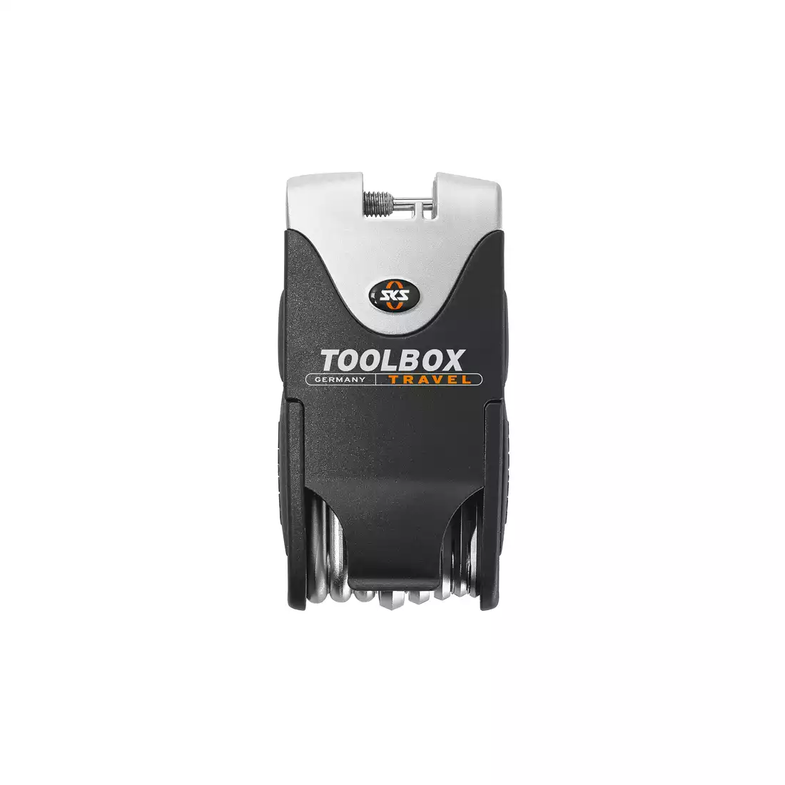 SKS_1 Toolbox Travel Multifunktionswerkzeug mit 18 Funktionen Fahrrad Multi Minitool 