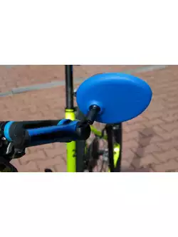 AJS universeller Einbau-Fahrradspiegel, blau
