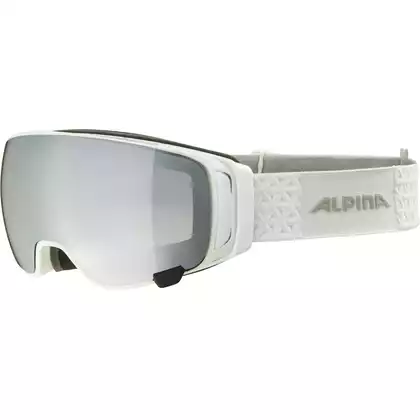 ALPINA DOUBLE JACK MAG Q-LITE ski-/snowboardbrille weiß glänzend