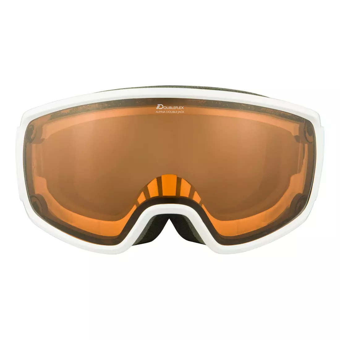 ALPINA DOUBLE JACK MAG Q-LITE ski-/snowboardbrille, white gloss
