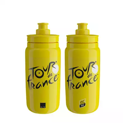 ELITE FLY Teams 2021 Trinkflasche fahrrad Tour de France Yellow, 550ml 