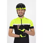 ROGELLI ESSENTIAL Fahrradhandschuhe für Herren, schwarz und gelb