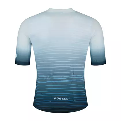 ROGELLI SURF Herren Fahrrad T-Shirt, Blau Weiss