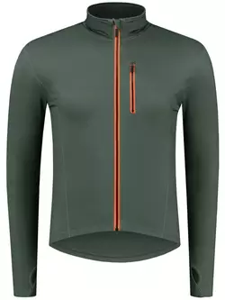 Rogelli JAKE Lauf-Sweatshirt für Herren, khaki-orange