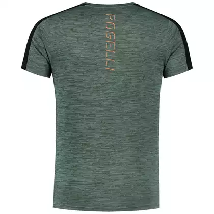 Rogelli JAKE Lauf-T-Shirt für Herren, khaki-orange
