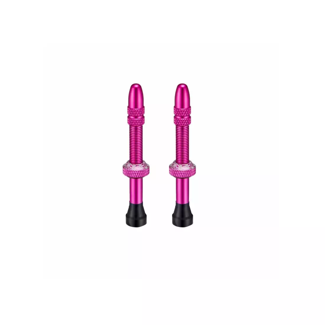 SUPACAZ Ventile für schlauchlose Laufräder FV 50mm, rosa