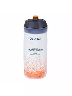 ZEFAL ARCTICA 55 Fahrrad-Thermoflasche, silber-orange, 550ml