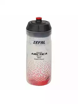 ZEFAL ARCTICA 55 Fahrrad-Thermoflasche, silber-rot, 550ml