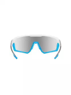 FORCE APEX Sportbrille, weiß und grau