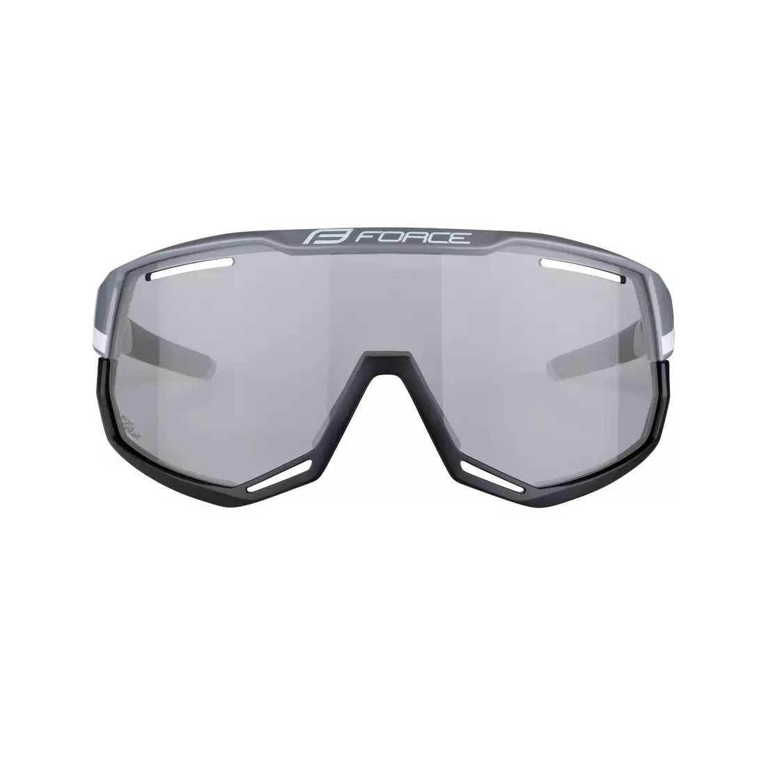 FORCE ATTIC Selbsttönende Sportbrille, grau und schwarz
