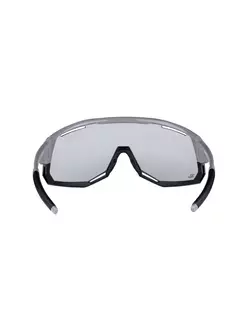 FORCE ATTIC Selbsttönende Sportbrille, grau und schwarz