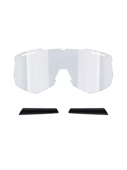 FORCE ATTIC Sportbrille mit Wechselgläsern, grau und schwarz