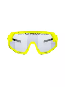 FORCE GRIP Selbsttönende Sportbrille, fluo