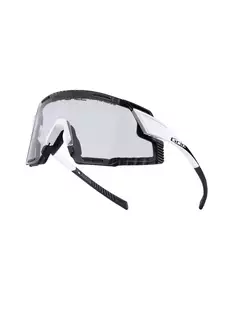 FORCE GRIP Selbsttönende Sportbrille, weiß