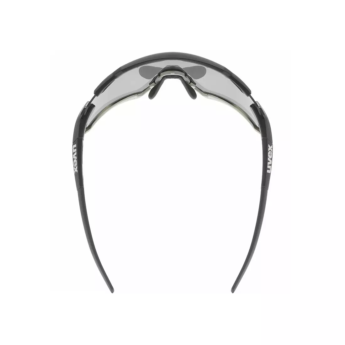 UVEX Sportbrille Sportstyle 228 spiegelsilber (S3), schwarzgrau