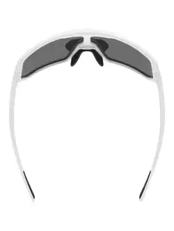 UVEX Sportbrille Sportstyle 235 mirror silver (S3), Weiß