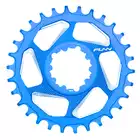 FUNN SOLO DX 28T NARROW- WIDE Fahrradkettenrad an Kurbel Blau