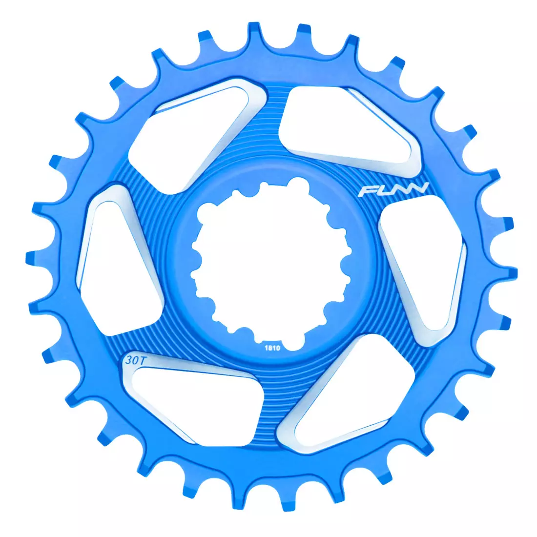 FUNN SOLO DX NARROW-WIDE BOOST 28T blaues Ritzel für Fahrradkurbel
