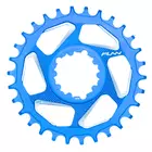 FUNN SOLO DX NARROW-WIDE BOOST 28T blaues Ritzel für Fahrradkurbel