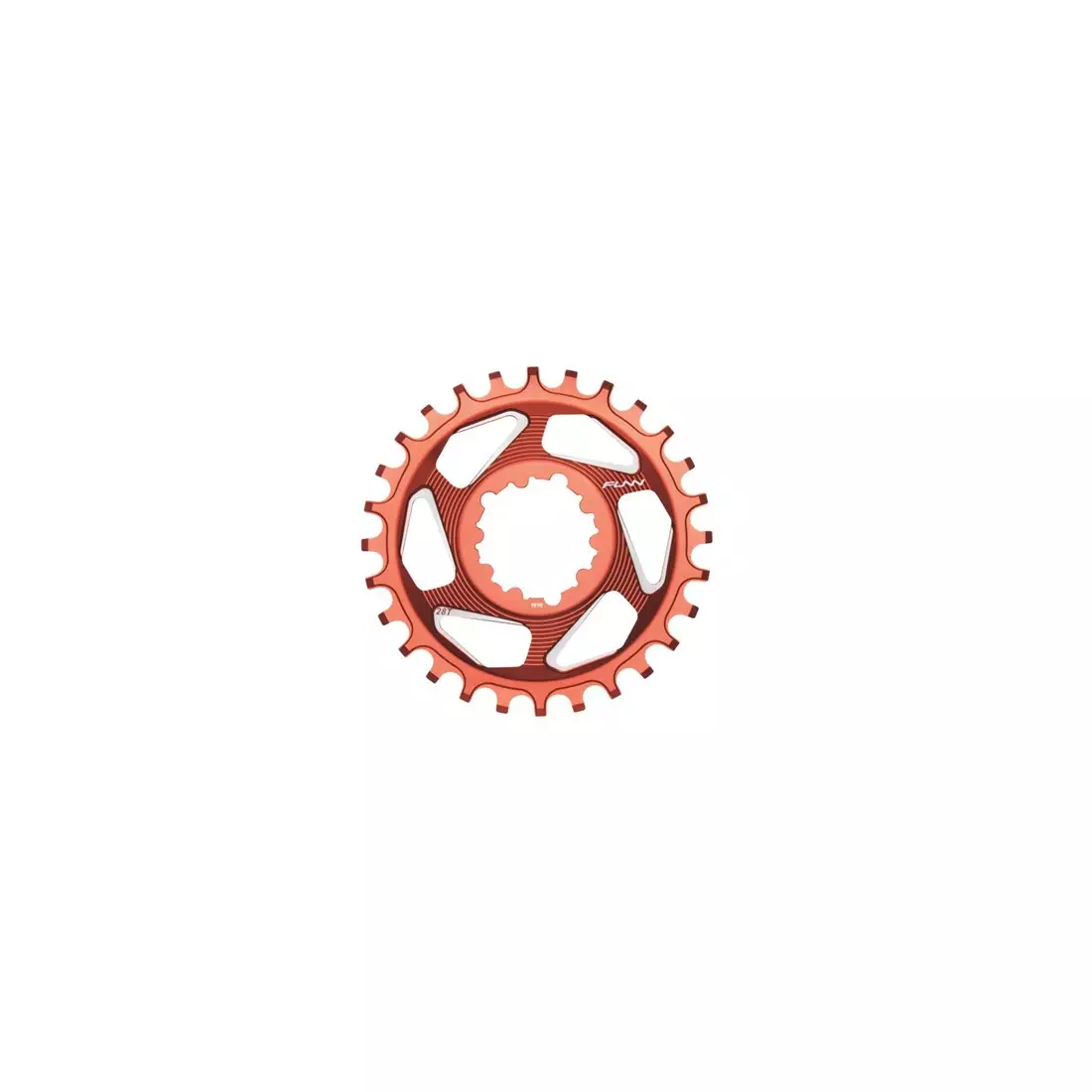 FUNN SOLO DX NARROW-WIDE BOOST 28T rotes Ritzel für Fahrradkurbel