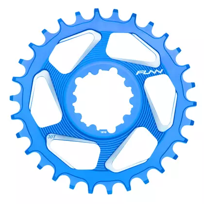 FUNN SOLO DX NARROW-WIDE BOOST 34T blaues Ritzel für Fahrradkurbel