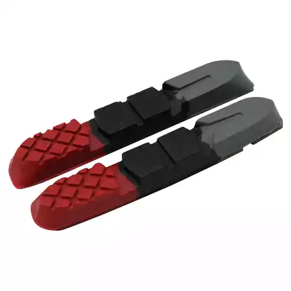 CLARKS CPS501 Bremsbeläge für Bremsen MTB V-Brake, rot-schwarz-grau
